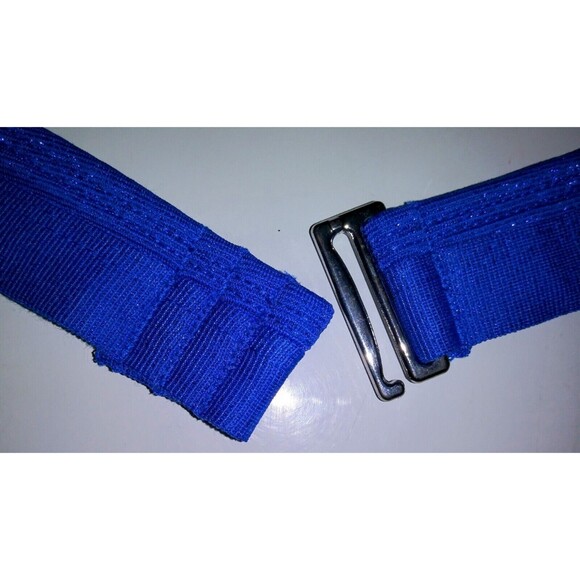 Xhilaration Women's Juniors' Swim Metallic Bralette Bikini Top, Blue Adjustable - Picture 8 of 16